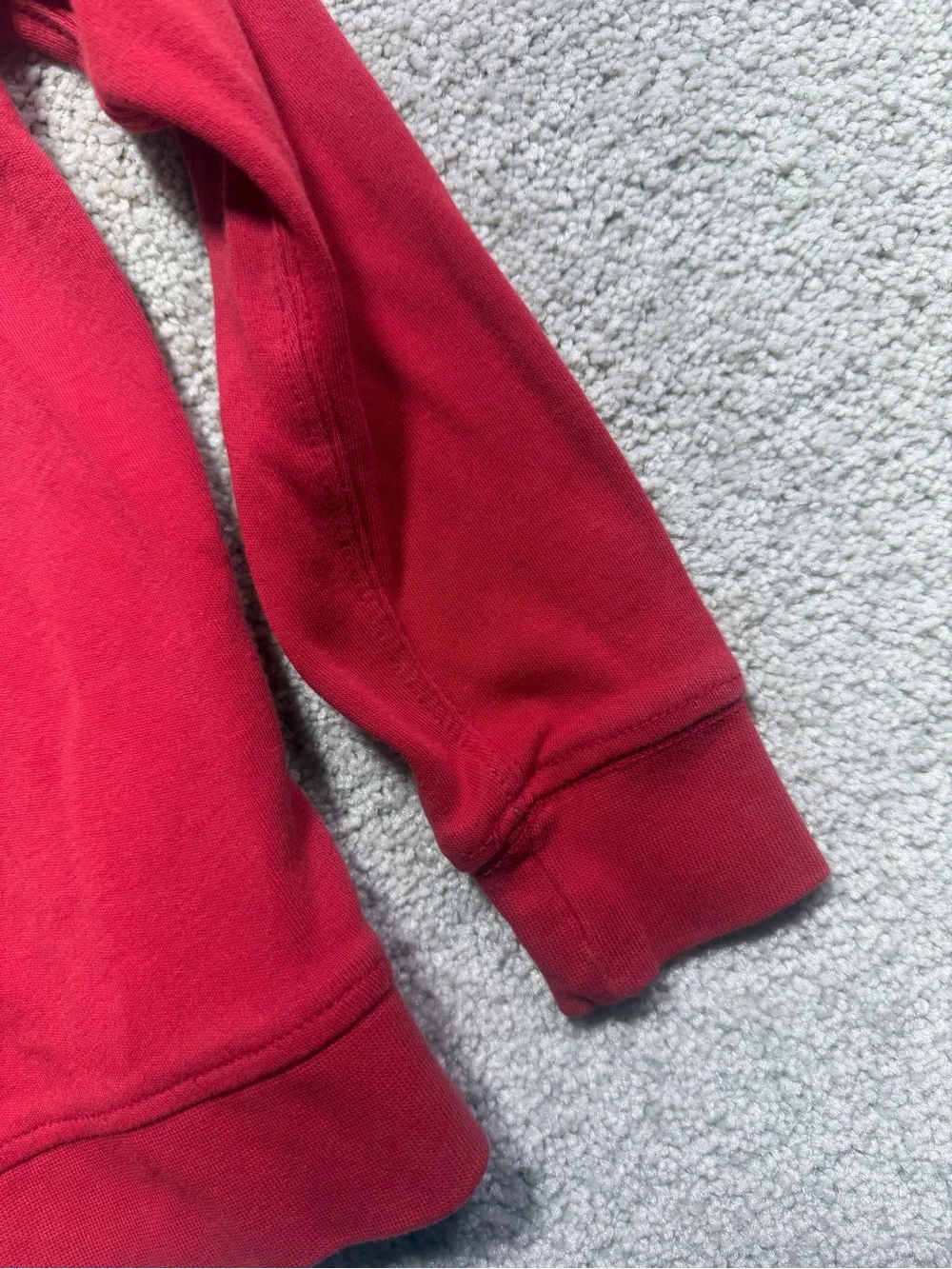 Polo Ralph Lauren Boys Cotton Red Quarter Zip Pullover Logo Size 5T